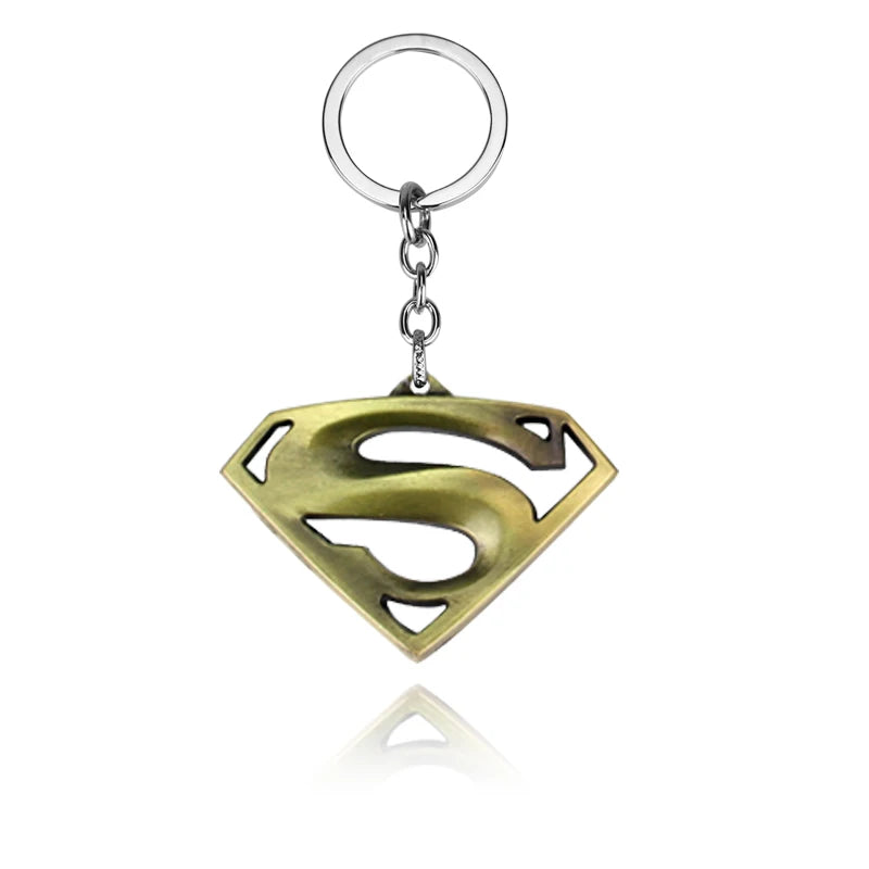 Superman Bat Keychain - Metal Pendant for Fans