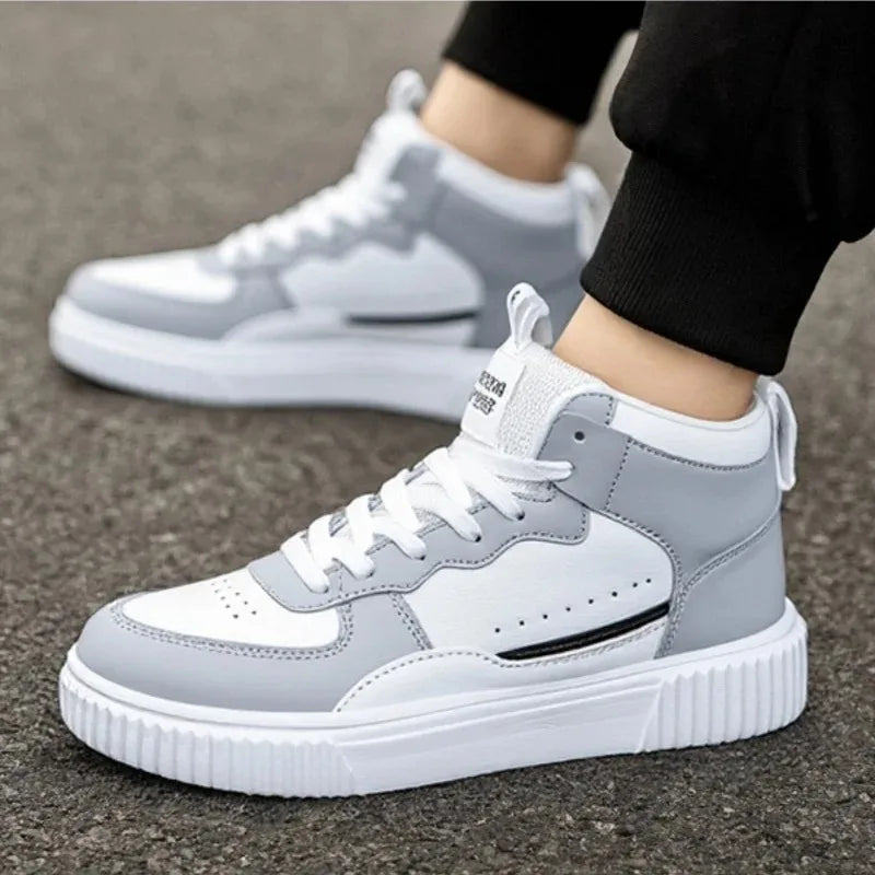 Blanc Vulcanisé: Chaussures Décontractées Unisexes