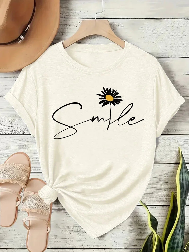 T-Shirt Floral Chic Femme - Confort Estival