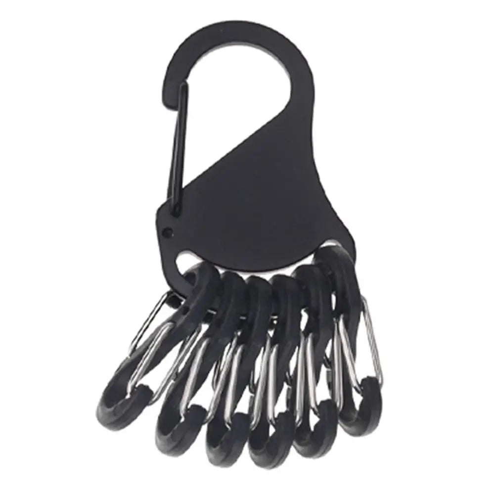 Crochet Mousqueton 6 Bacs: Rangement & Camping