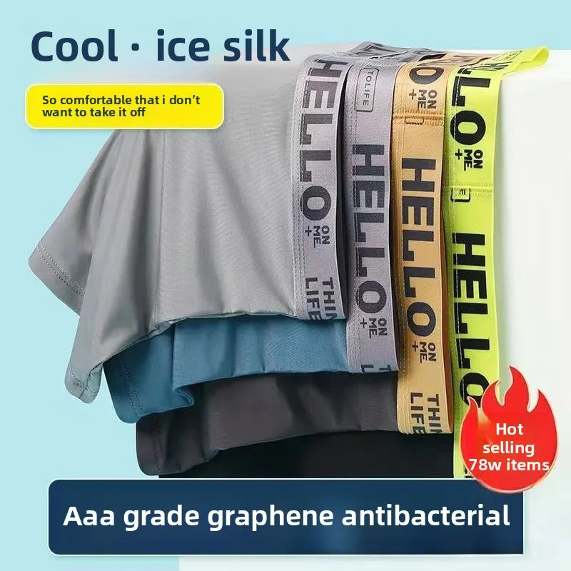 Boxer Soie Graphène - Confort Été Léger Unisexe