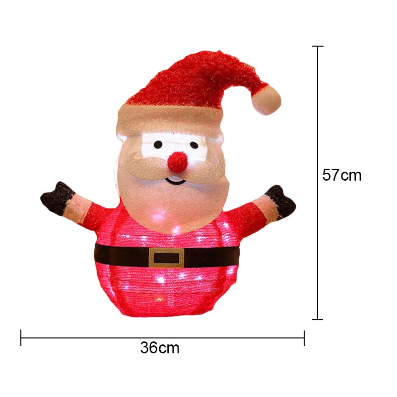 LumiBonhomme LED Noël 58cm - Ornement Festif Extérieur