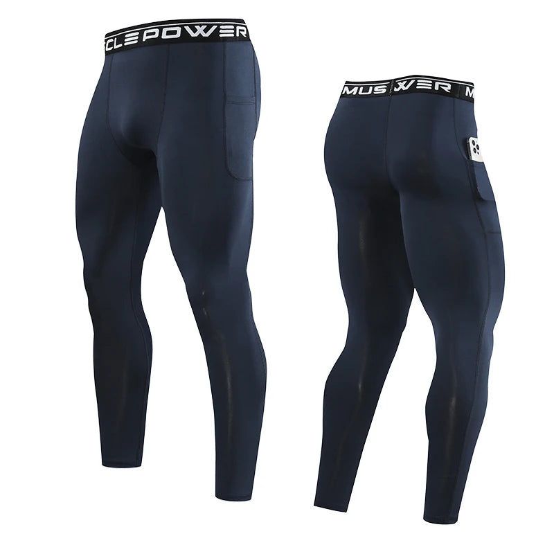 FlexiCourse Homme: Leggings Sport Séchage Rapide