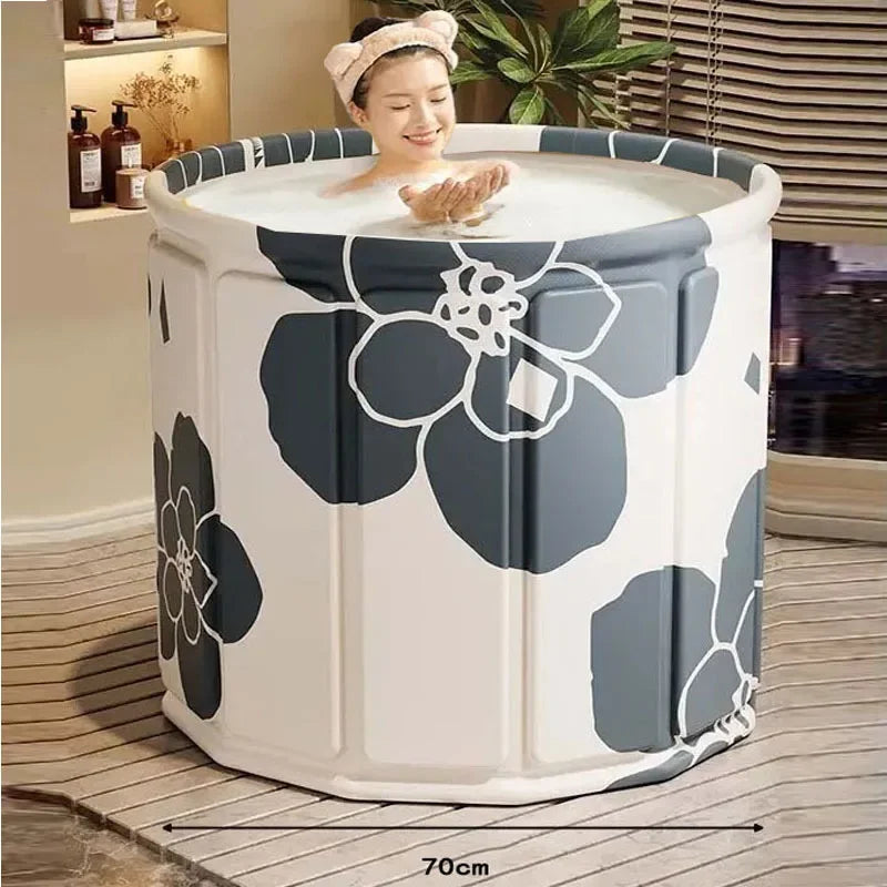 Baignoire Éco-Pliable: Compacte & Durable pour Tous