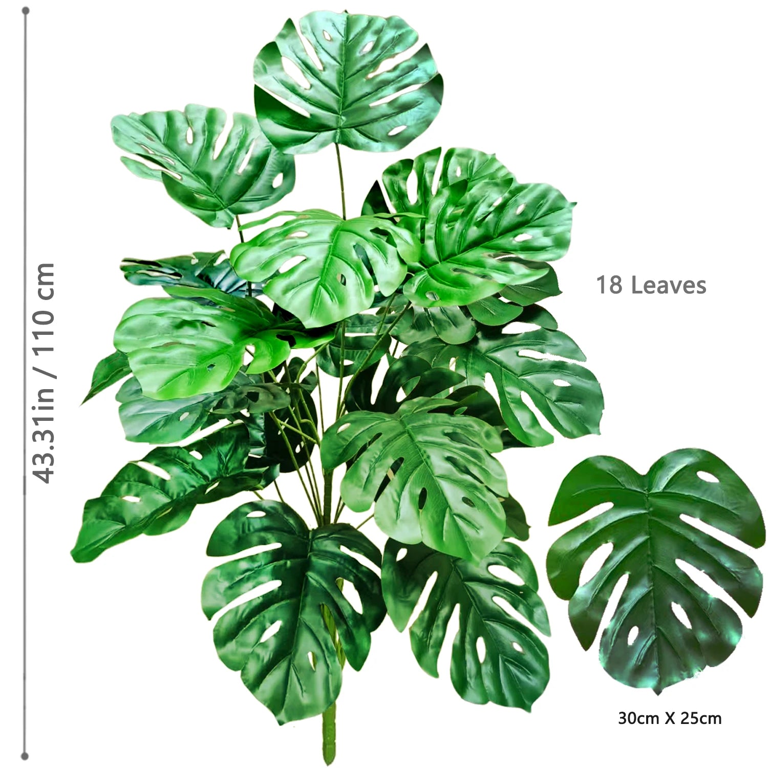 Monstera Artificielle Luxe 100 cm
