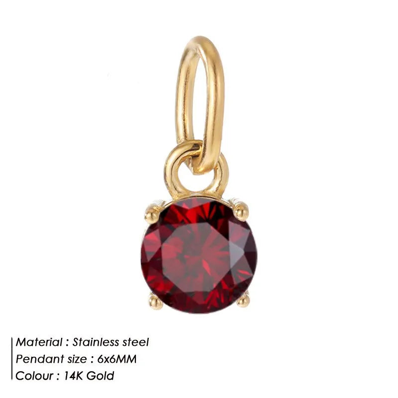 Mini Charme Élégant en Acier Inoxydable