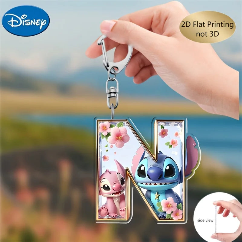 Lilo & Stitch Acrylic Keychain - Custom Name Gift