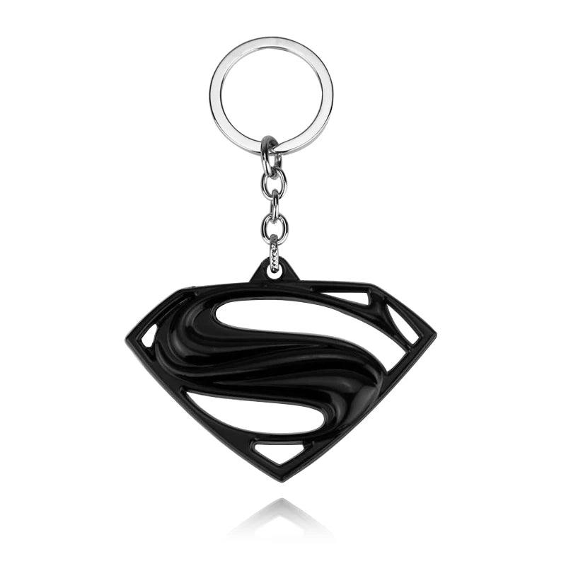Superman Bat Keychain - Metal Pendant for Fans