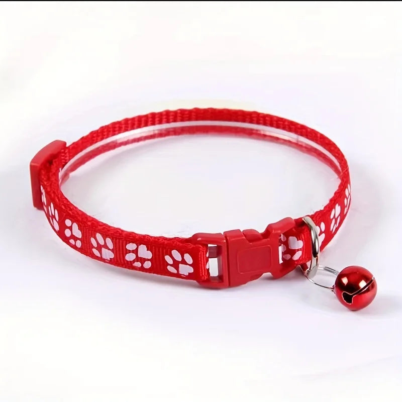 Collier Coloré Ajustable pour Chats avec Cloche
