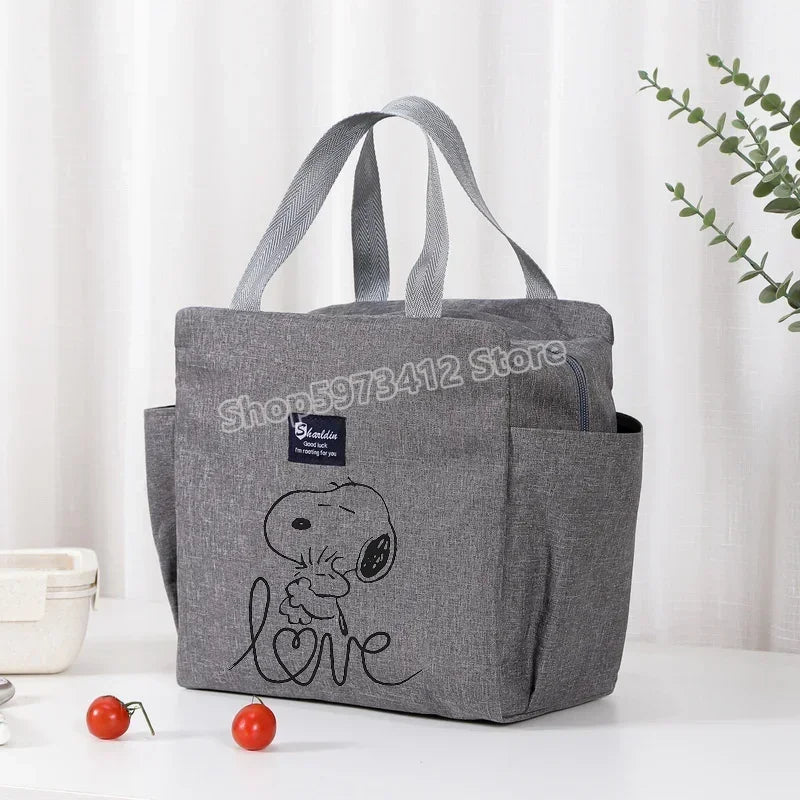 Snoopy's Insulated Bento Lunch Bag for Kids & Students