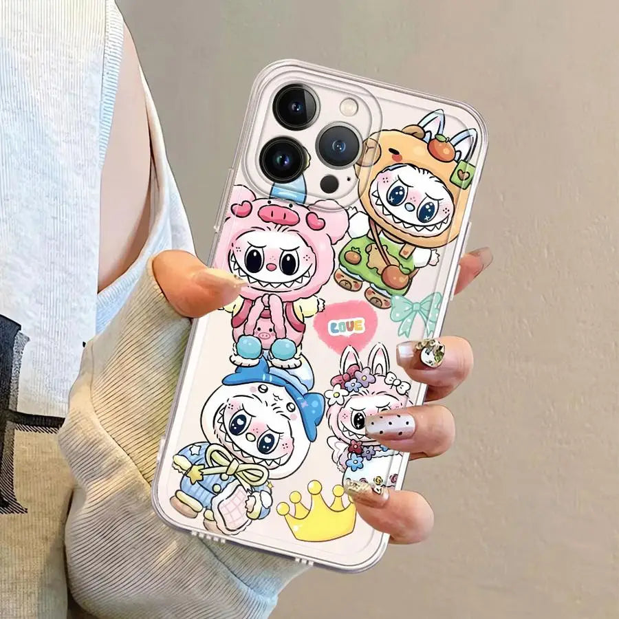 Coque Douce en Silicone pour iPhone - Style Mignon