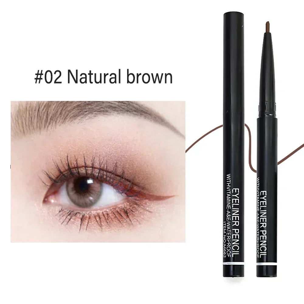 Blue-Brown Gel Eyeliner: Long-Lasting & Smooth