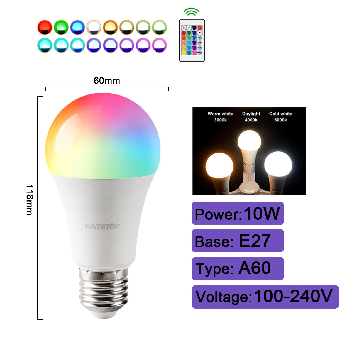 ColorGlow Smart LED Bulb Set