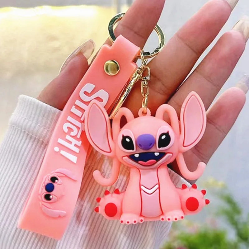 Disney Charm Keychains: Mickey, Minnie & Lilo Fun!