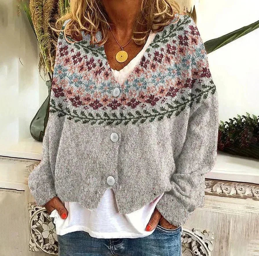 ChicSoft 3D Knit Cardigan - Casual Elegance