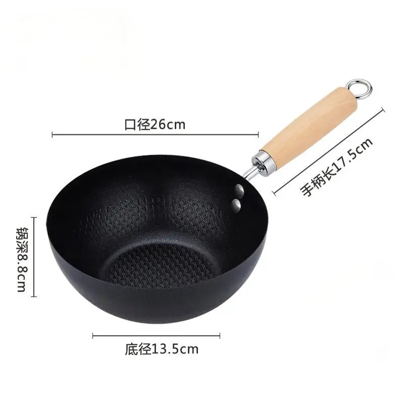 Mini Wok Antiadhésif Fer - Gadget Cuisine Innovant