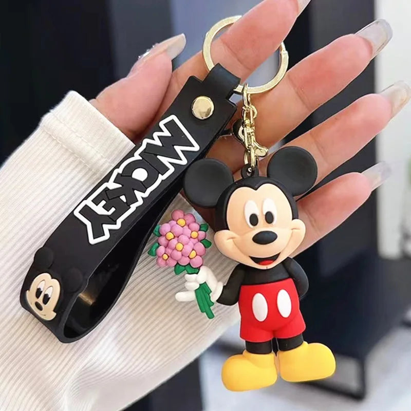 Disney Charm Keychains: Mickey, Minnie & Lilo Fun!