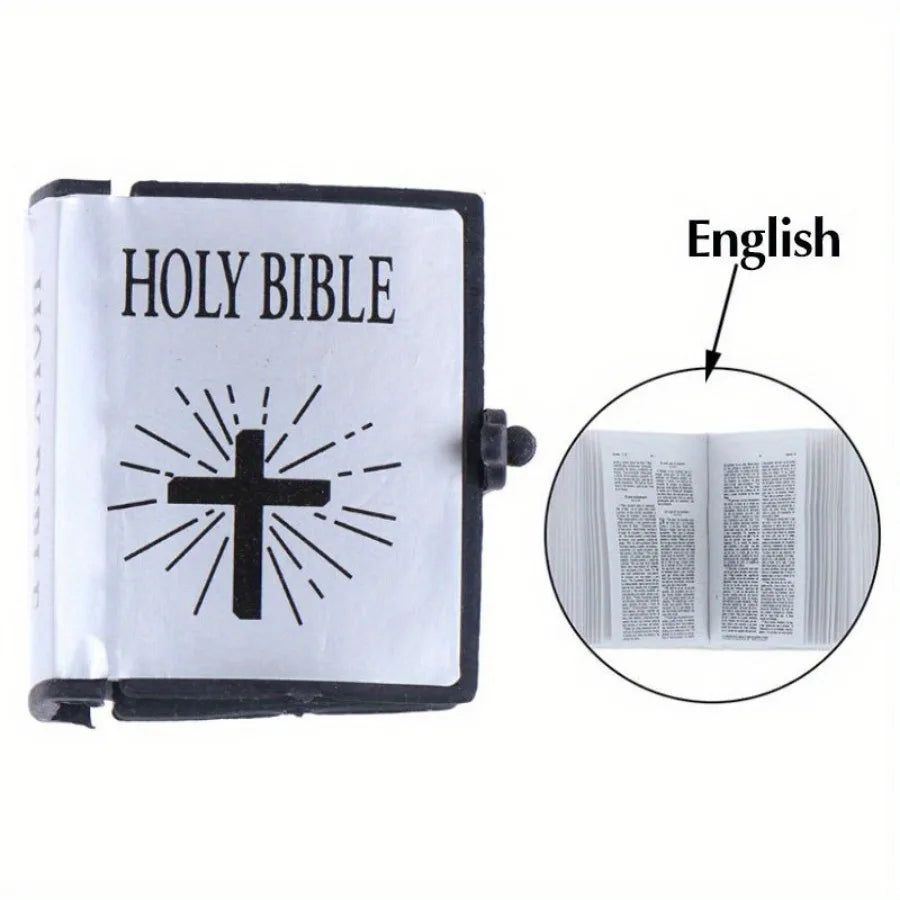 Miniature Bible Toy Book for Dollhouse Decor