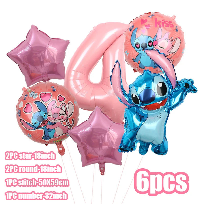 Disney Lilo & Stitch Pink Party Set