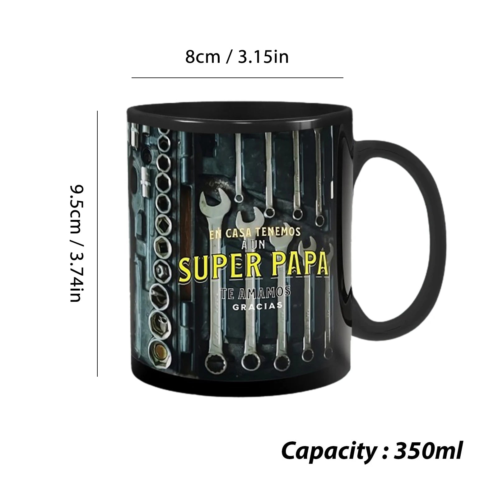 Funny Mechanic Mug: Large Capacity Ceramic Delight