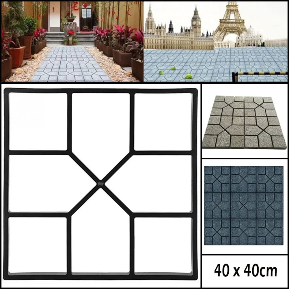 Réutilisable Jardin Pavé: Moule DIY en Béton