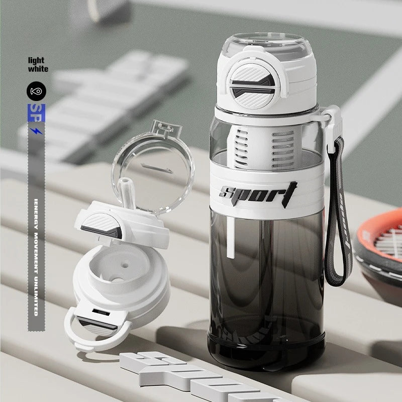 Bouteille Sport 800ml Tritan Double Bouche & Filtre