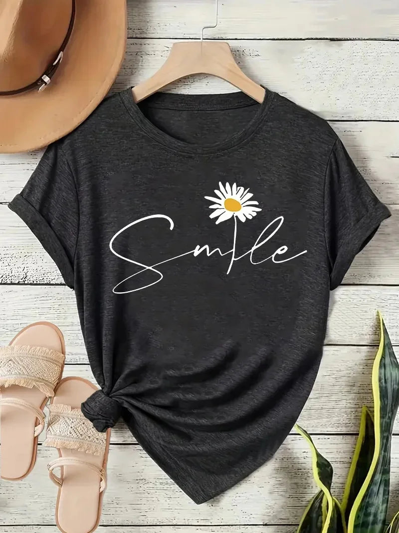 T-Shirt Floral Chic Femme - Confort Estival