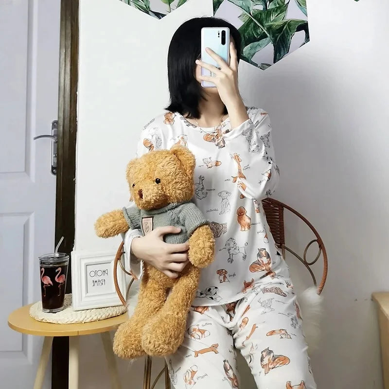 Pyjama Cartoon Coréen Élégant