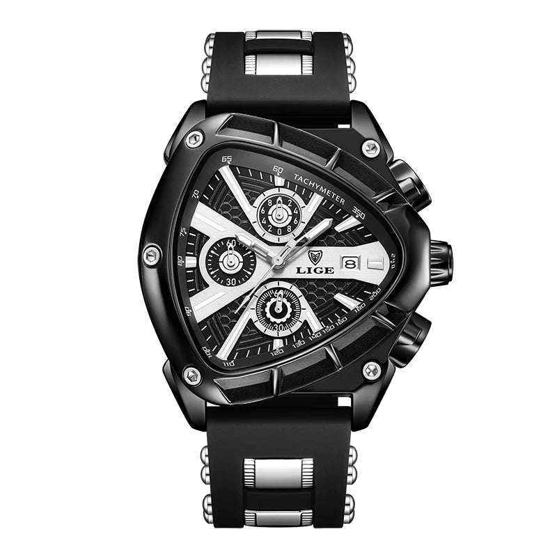 LuxChrono: Luminous Military Quartz Watch for Men