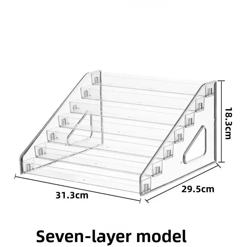 Élégant Support Acrylique pour Lunettes Multicouche