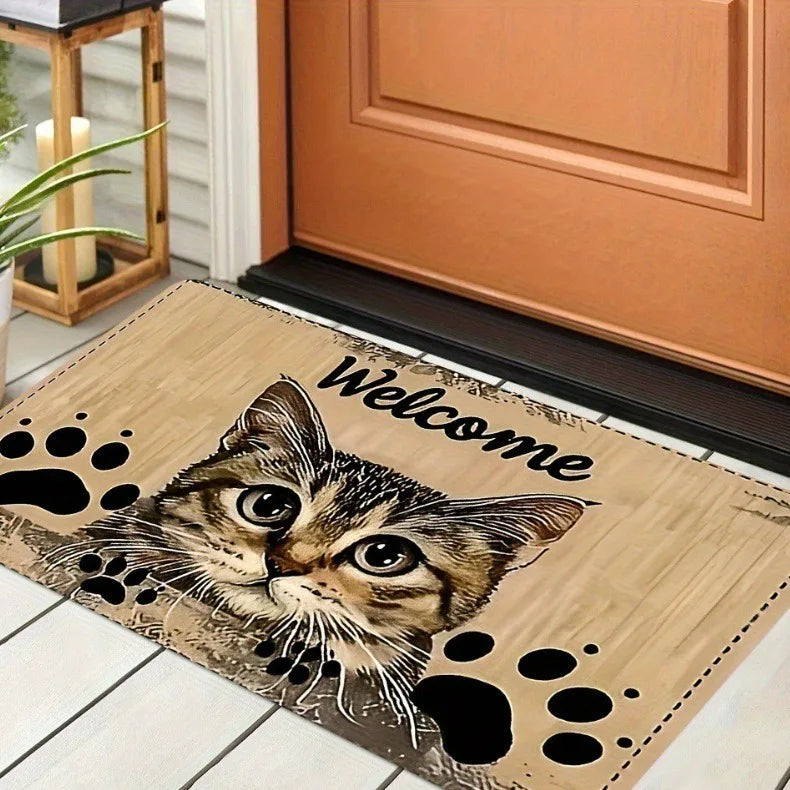 Tapis Squelette Antidérapant pour Entrée et Salle de Bain