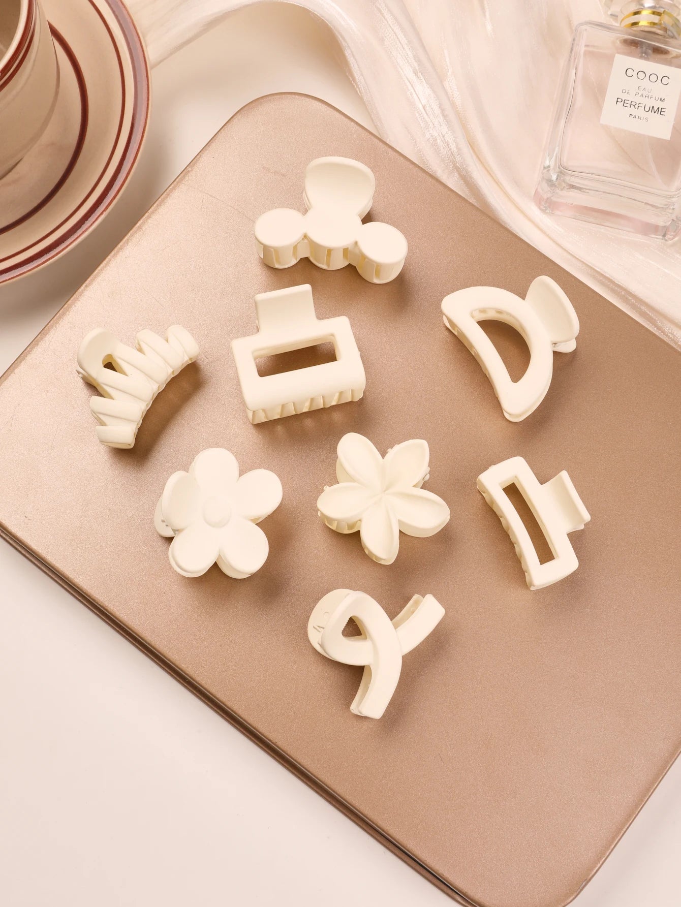 Pinces Fleurs Élégantes - 5pcs