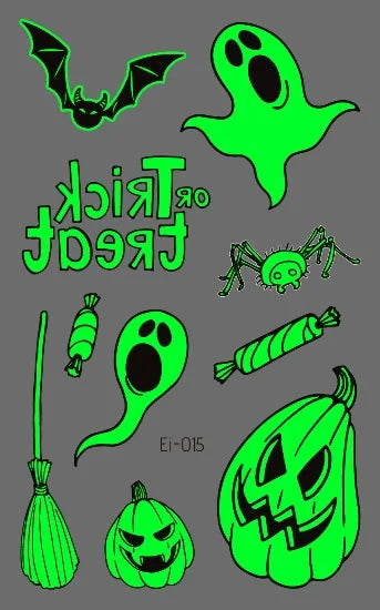 Tatouages Halloween Drôles pour Enfants