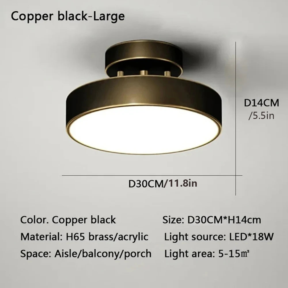 LuxNoir LED Ceiling Light - Modern Home Illumination