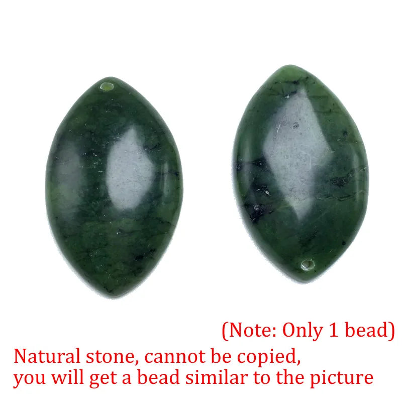 Pendentif Marquise en Agate Naturelle