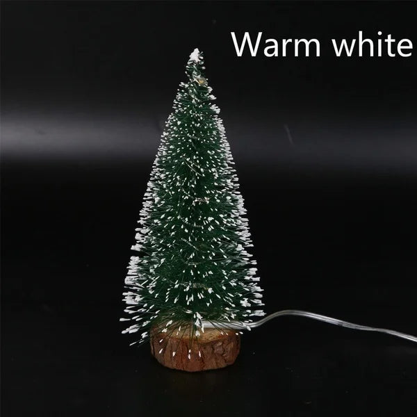 Frosted Glow Mini Festive Trees - 4 Sizes