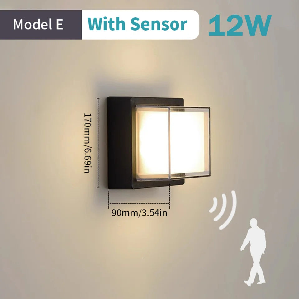 Applique LED Radar 16W - Lumière Extérieure Intelligente