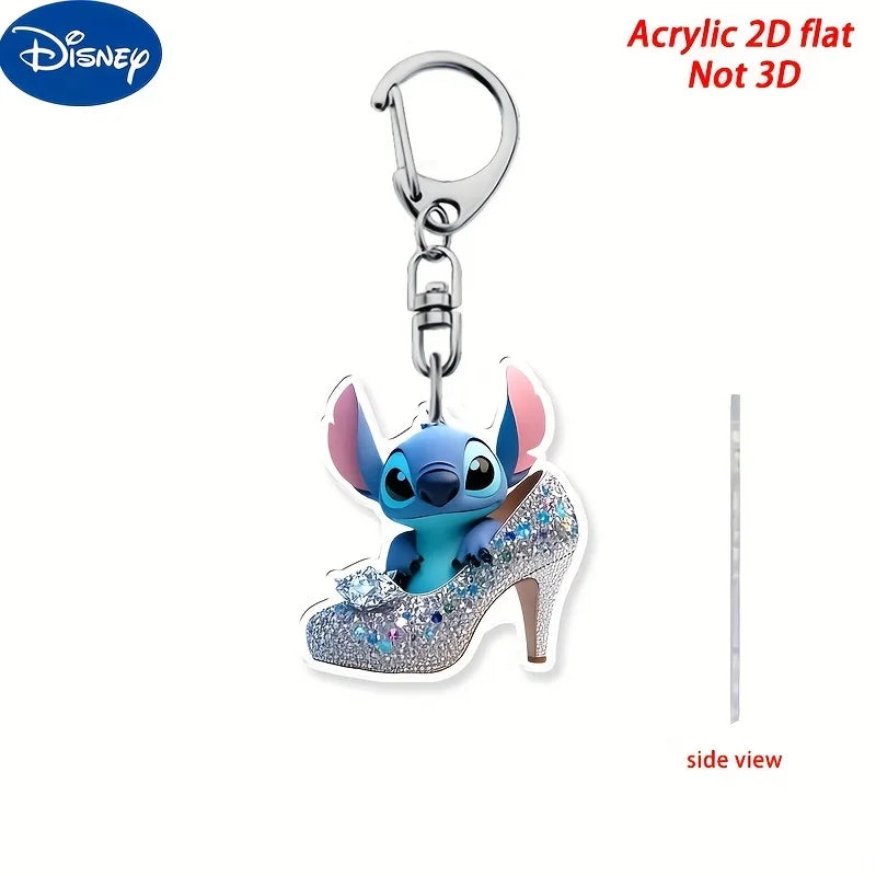 Porte-clés Lilo & Stitch Double Face Mignon 5cm