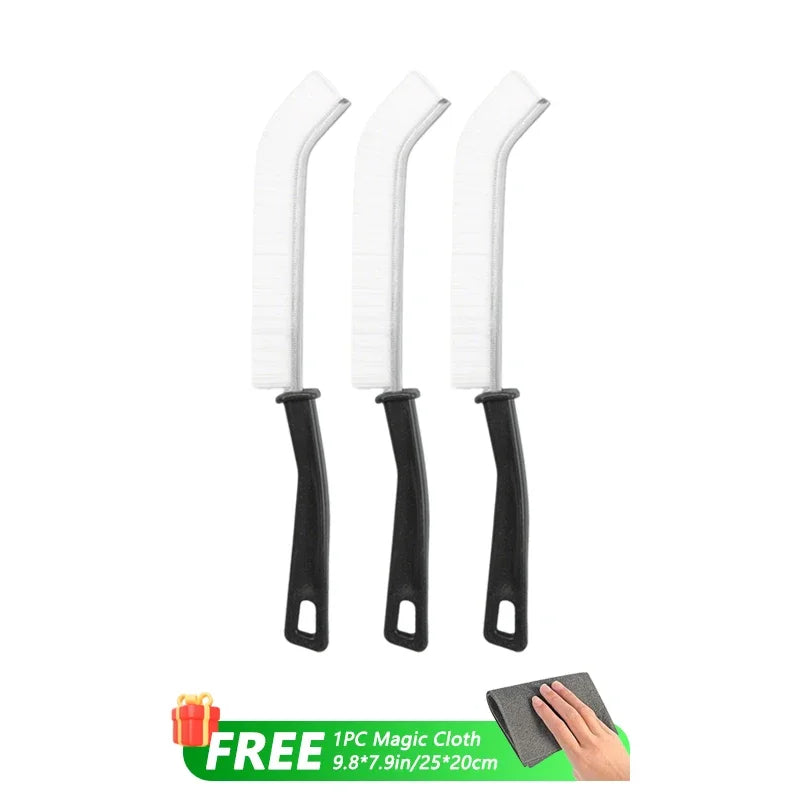 Hard Bristle Corner Cleaning Brush Set - Eco-Friendly