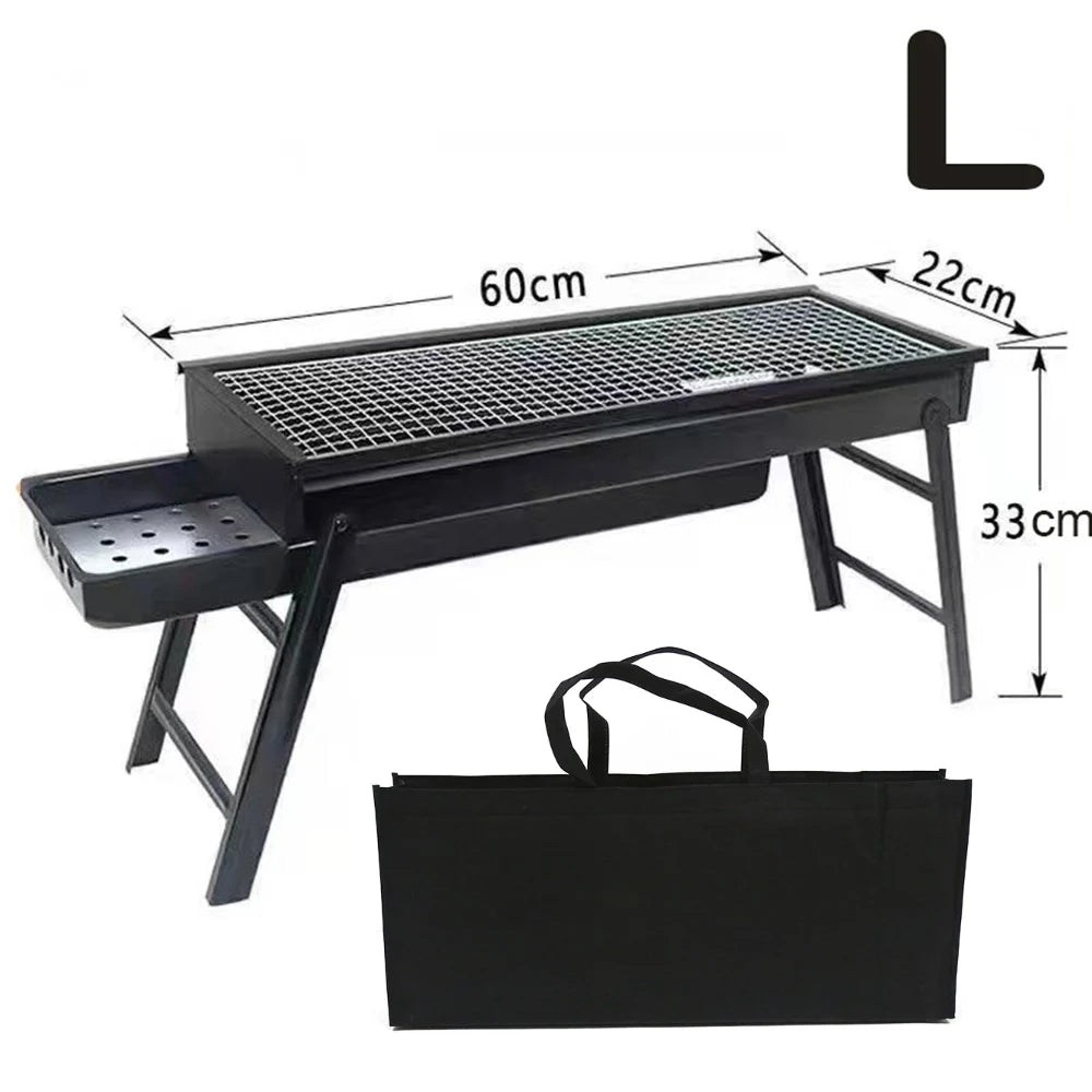 Barbecue Pliable Acier Portable - Camping & Pique-nique