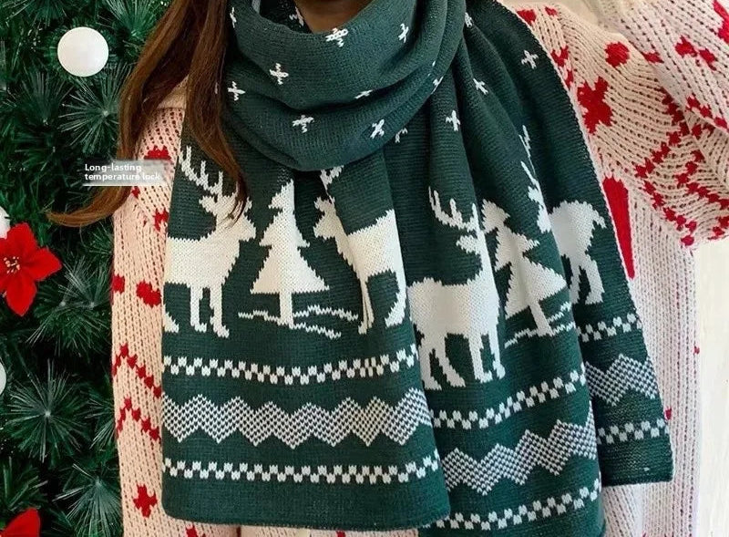 Écharpe Coréenne Double Face en Cachemire Épais