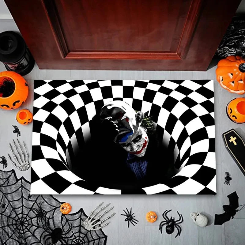 3D Horror Doormat: Halloween Spooky Floor Decor