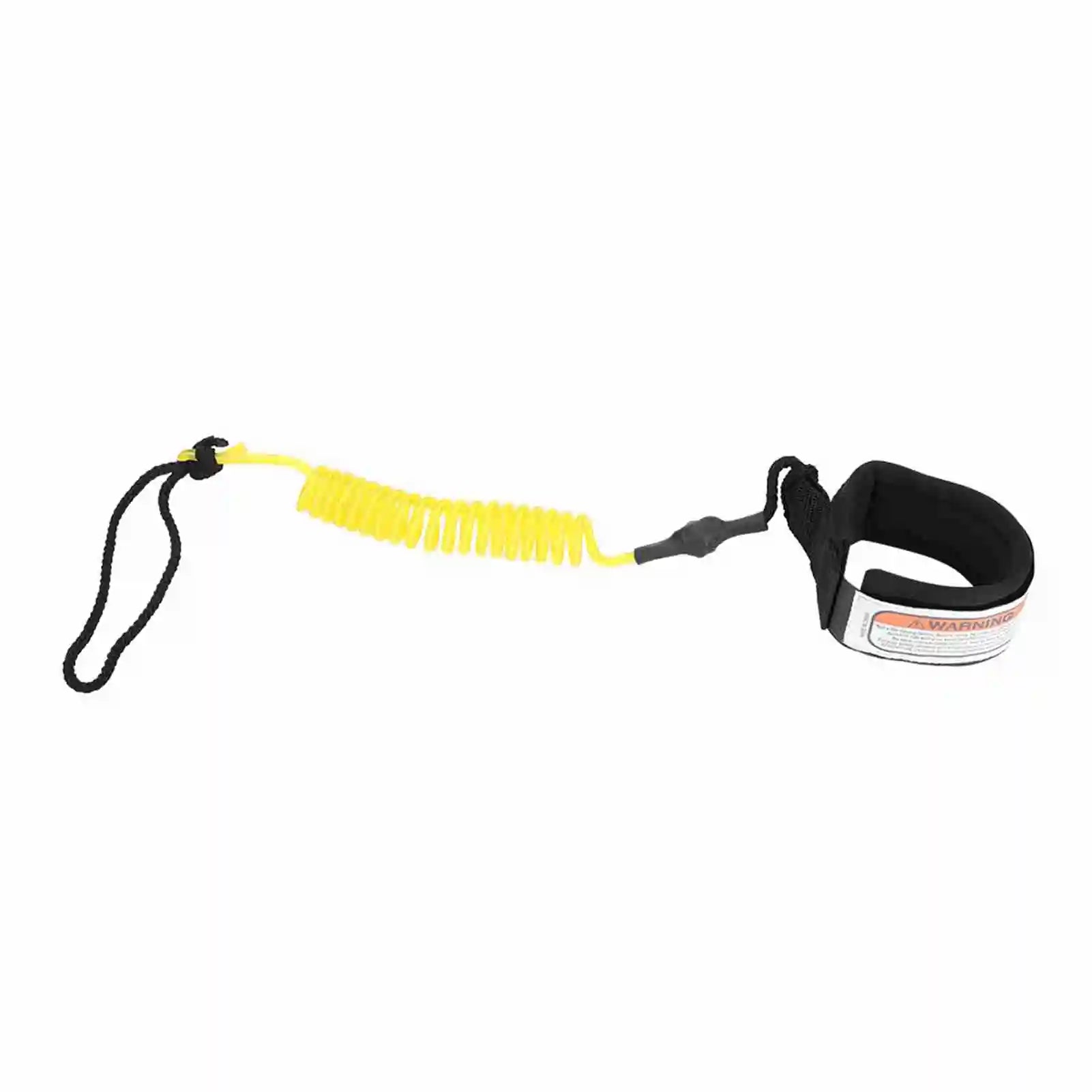 Laisse Surf PU 5mm - Corde enroulée pour Paddle/SUP