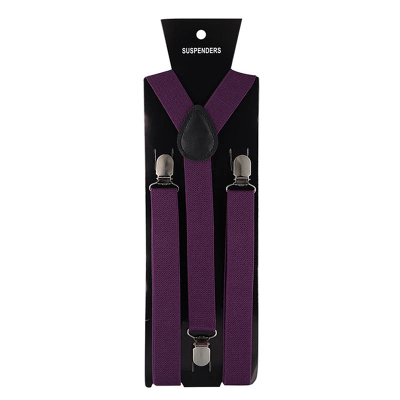 Bretelles Élégantes Unisexes en Polyester