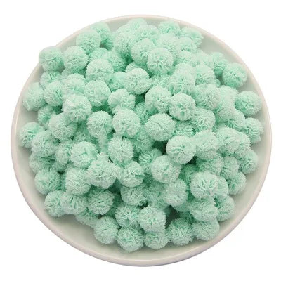 Pompons Floraux en Gaze Élégante