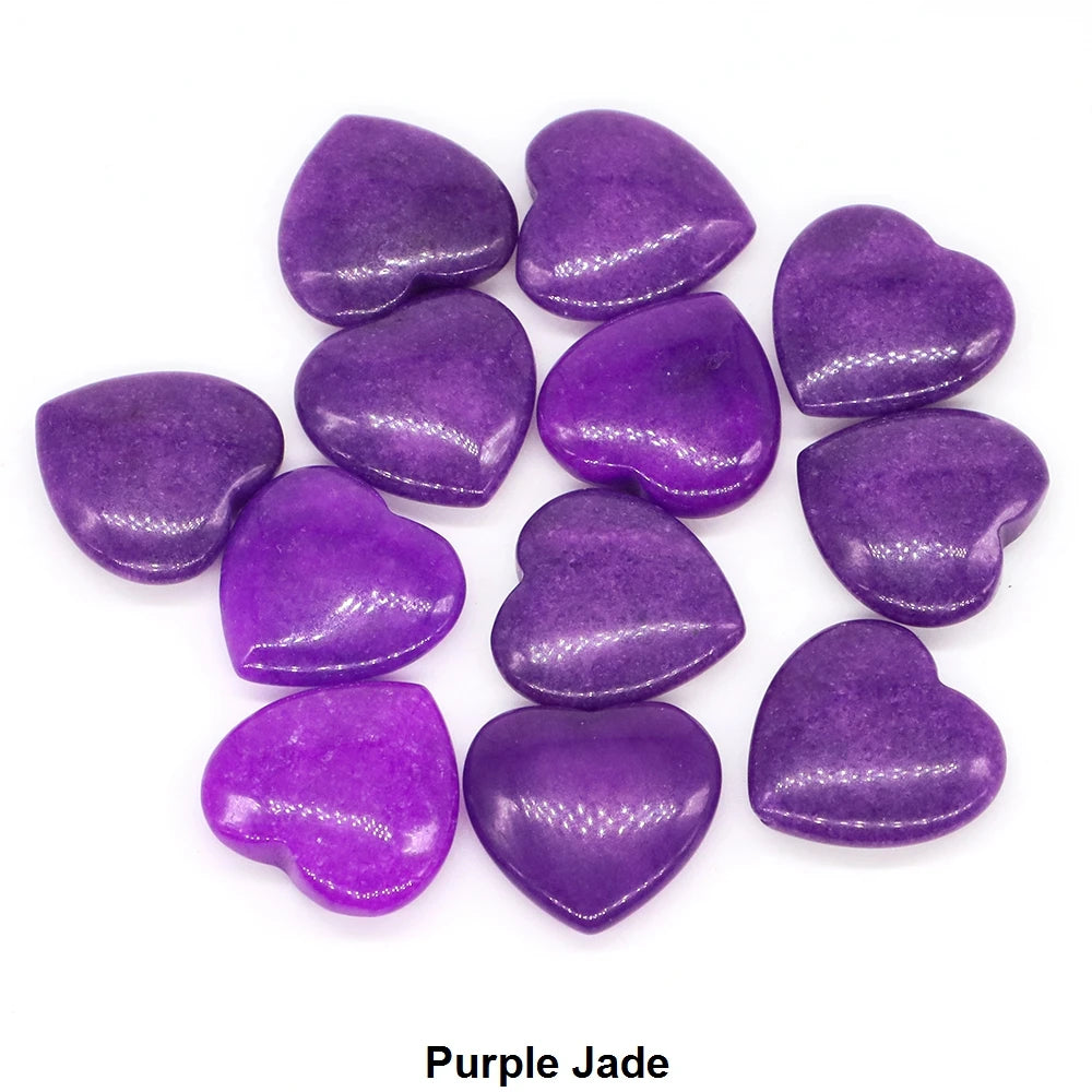 Cœur de Quartz Améthyste 20mm