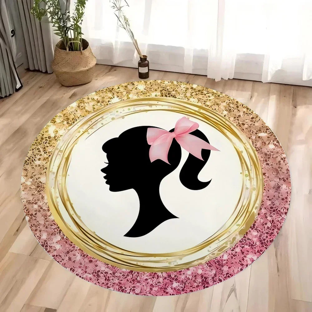 Barbie Chic: MINISO Anti-Slip Round Rugs