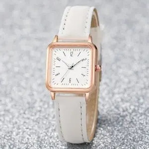 Montre Luxe Minimaliste en Cuir
