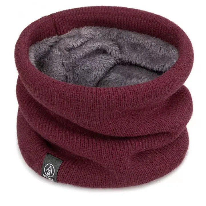 Écharpe Snood en laine chaude unisexe hiver chic