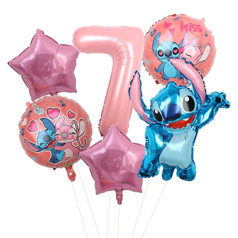 Ensemble Anniversaire Lilo & Stitch Fête Disney Fille